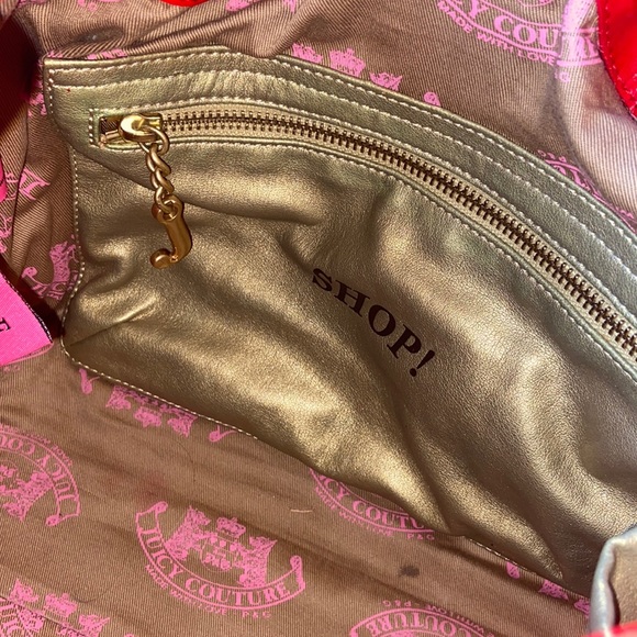 Y2K Juicy Couture CHERRY PRINT VELOUR TERRY DAYDREAMER WEEKENDER BAG CHERRIES - Picture 13 of 15